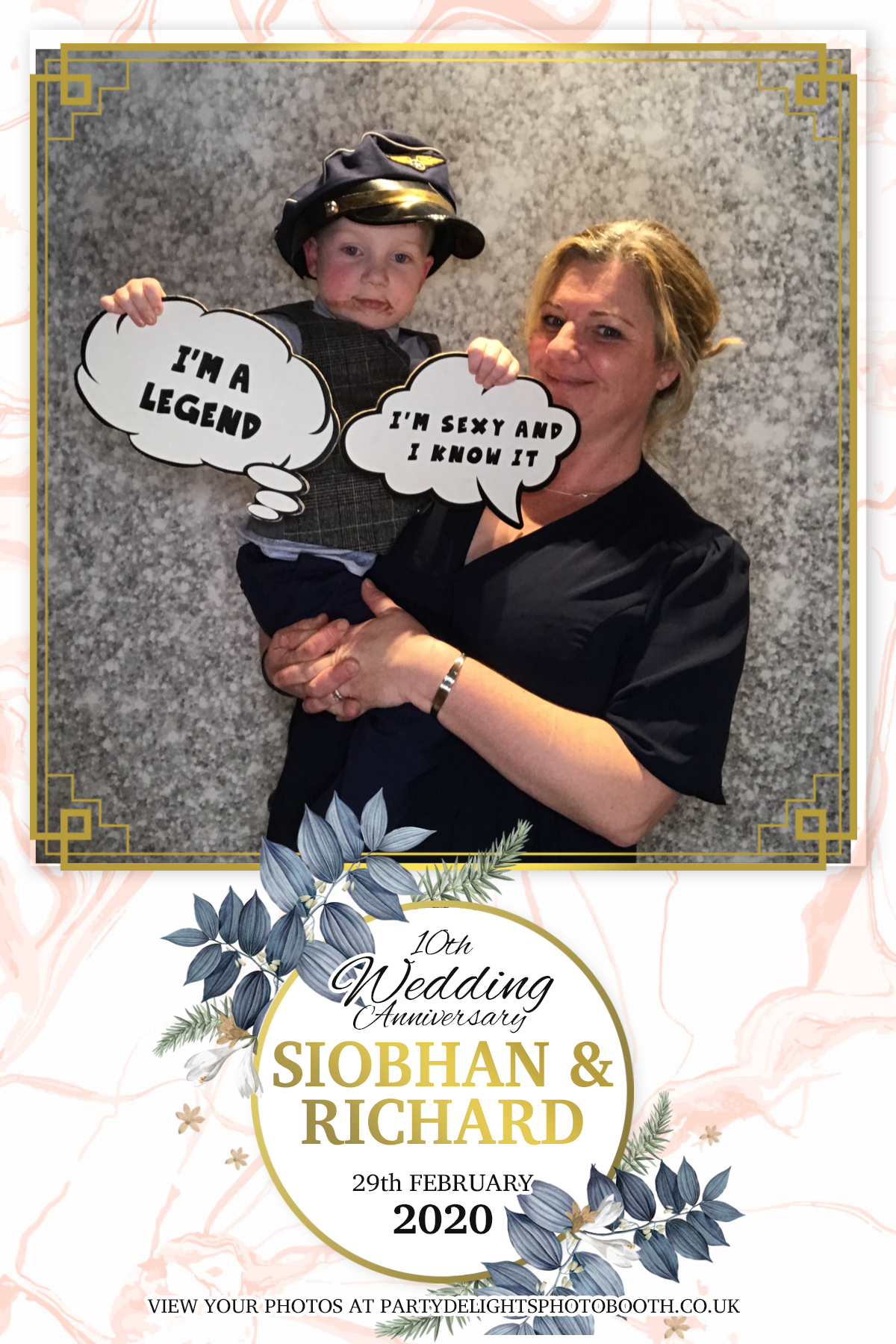 Siobhan and Richards Vow renewal  | View more photos from the event at gallery.partydelightsphotobooth.co.uk/u/PartyDelightsPhotoBooth/Siobhan-and-Richards-Vow-renewal